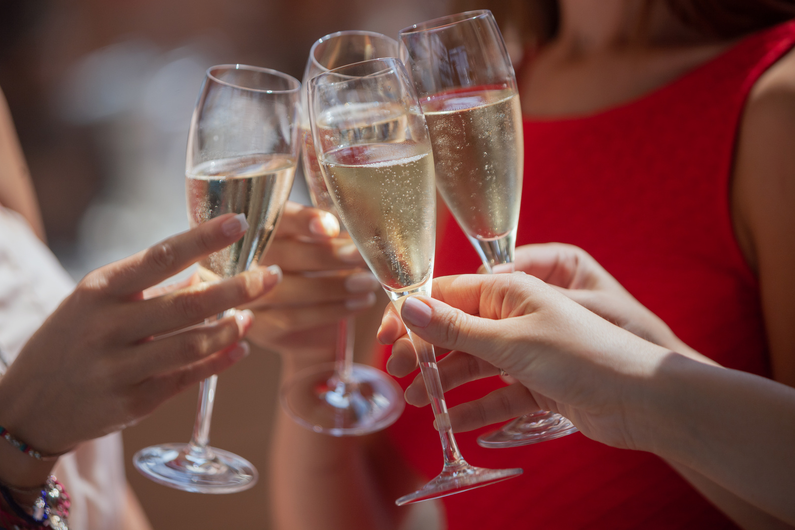 Champagne toast